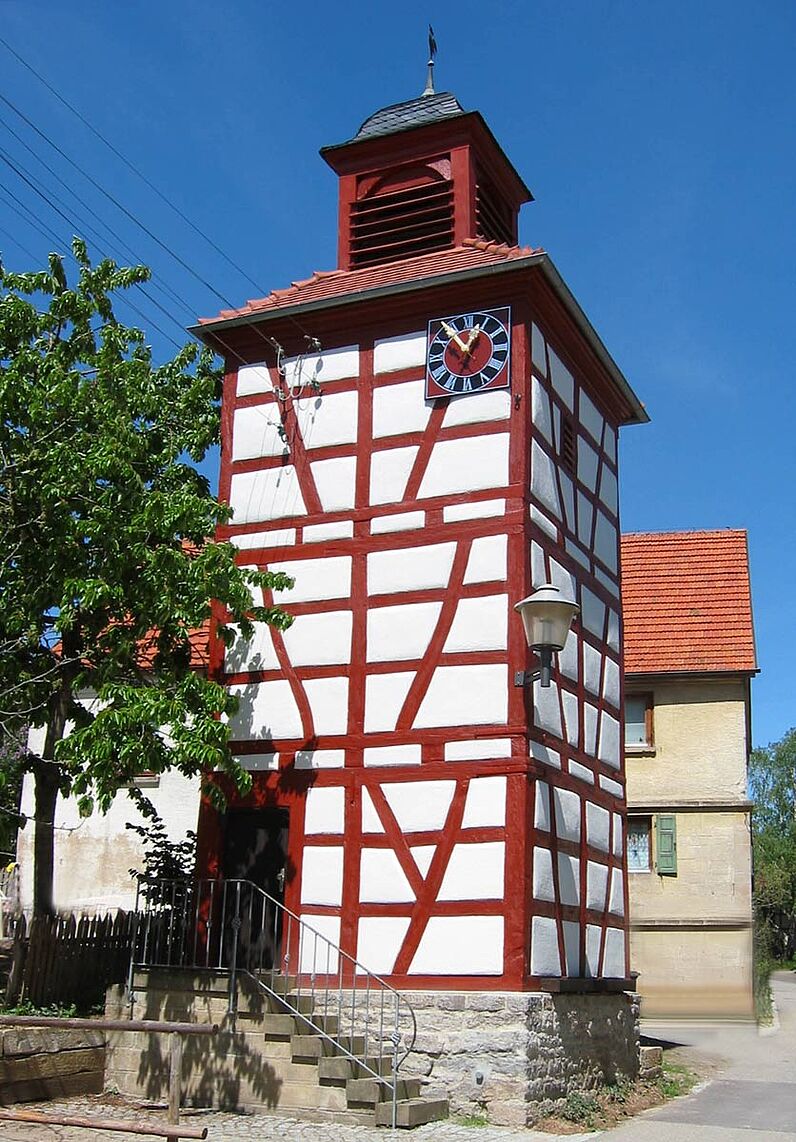 Abbildung des Eichacher Turms